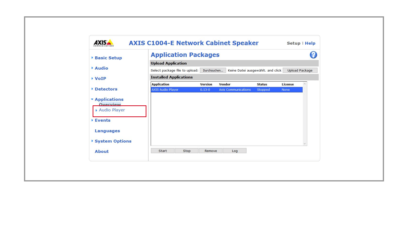 10 Axis Audio Player