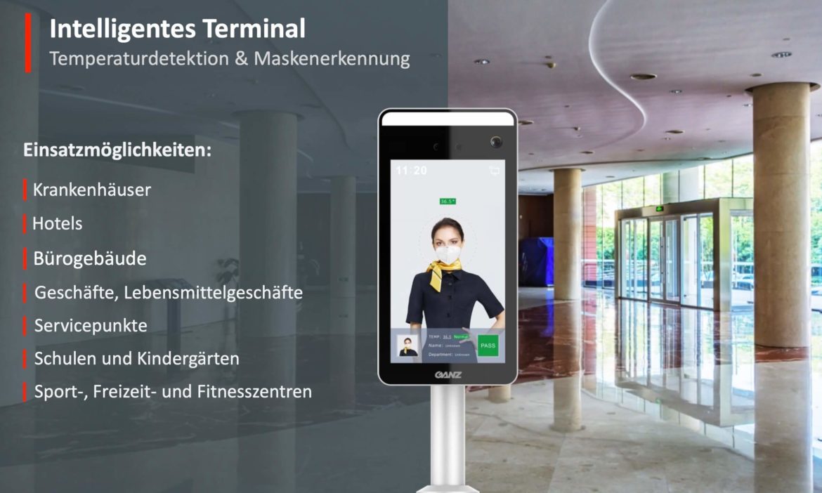 Terminal zur Maskenerkennung